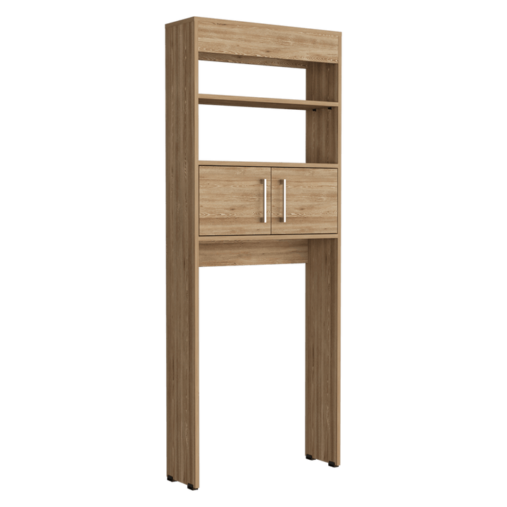 Gabinete de Baño Oporto, Miel, con Variedad de Entrepaños - VIRTUAL MUEBLES