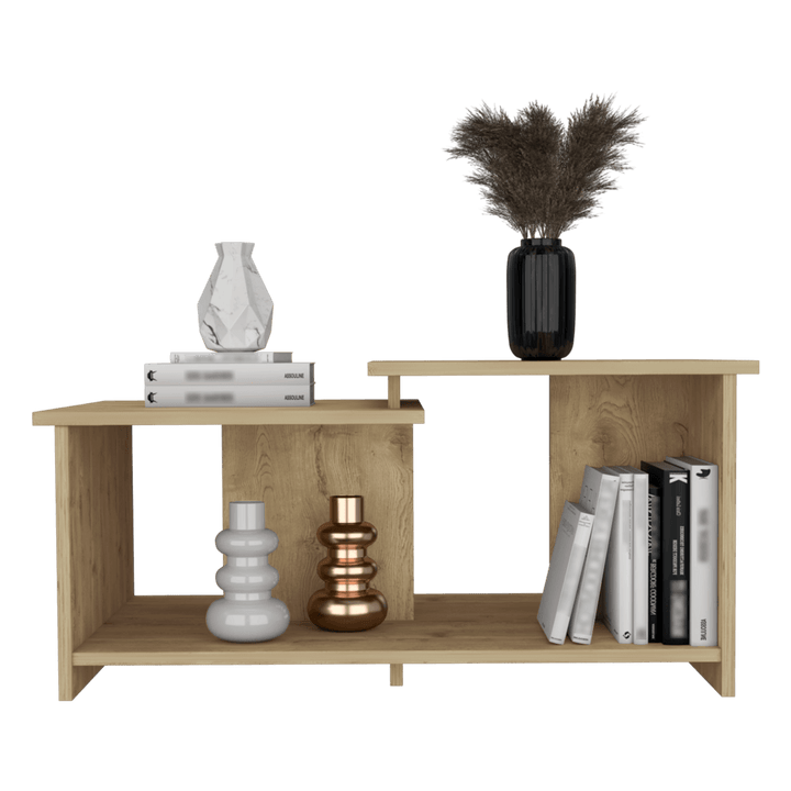 Mesa de Centro Trueno, Macadamia, con Amplio Espacio Ideal Para Ubicar Decoraciones - VIRTUAL MUEBLES