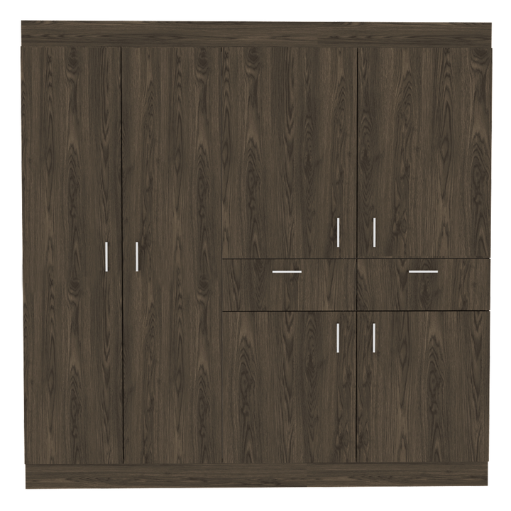 Closet Silene color Chocolate y Blanco para Habitación.