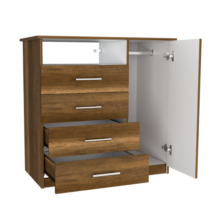 Organizador Barlovento color Cobre y Blanco para Habitación.