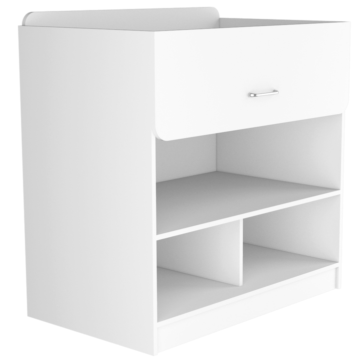 Mueble Cambiador Praga color Blanco para Ambientes.