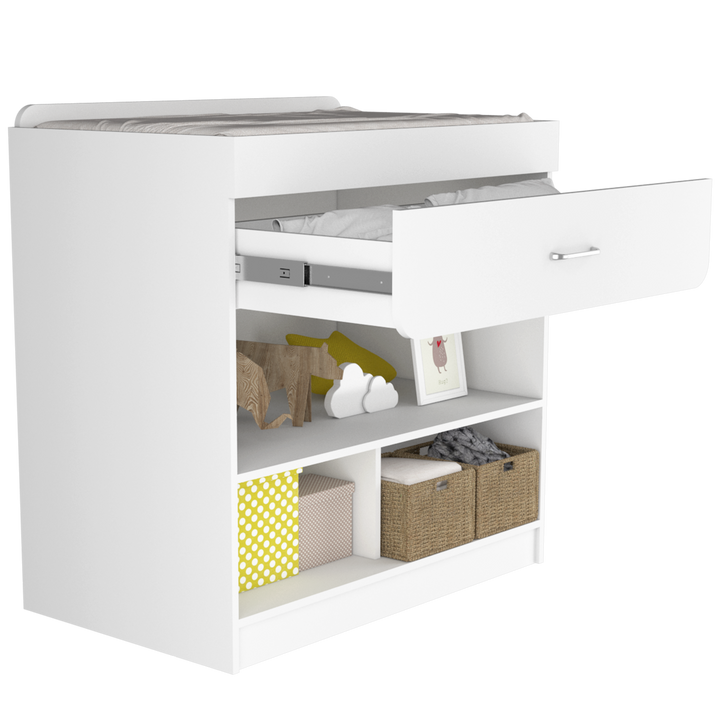 Mueble Cambiador Praga color Blanco para Ambientes.