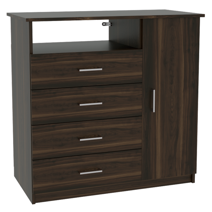 Organizador Barlovento color Caoba para Habitación.