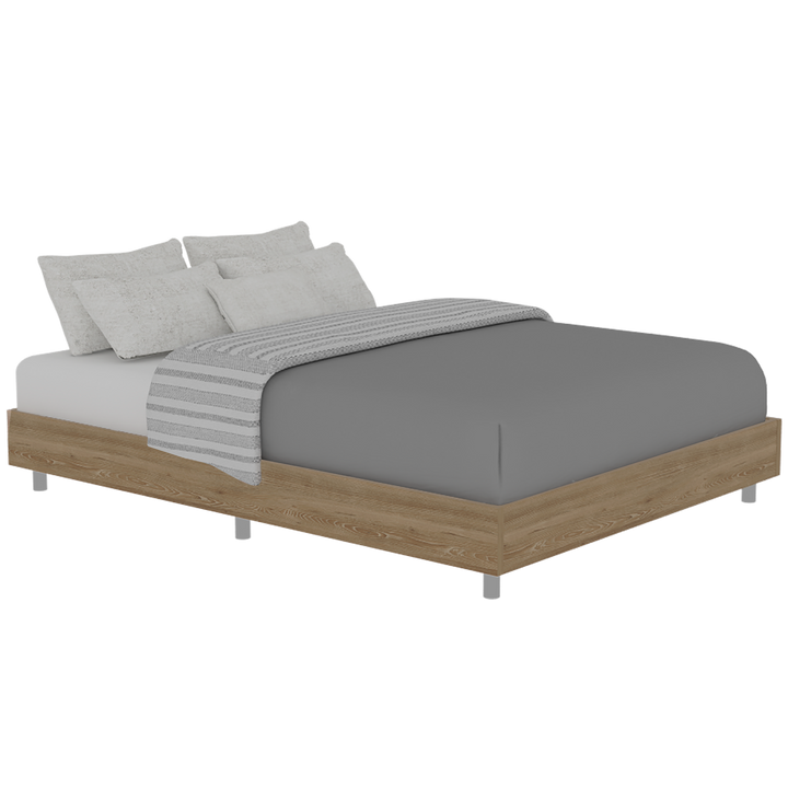 Base Cama Doble Confort color Miel para Habitación.