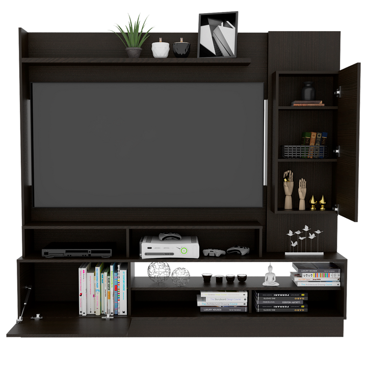 Mesa para TV Maku color Wengue para Sala.