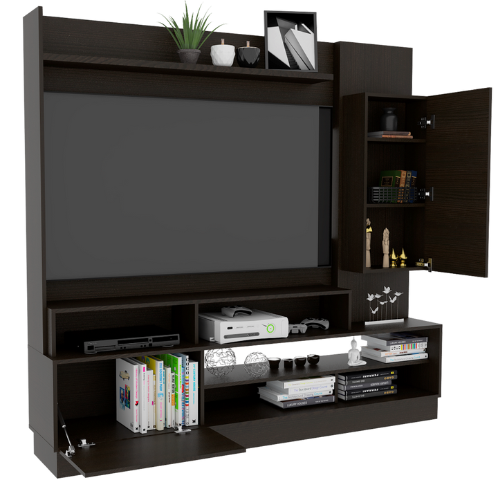 Mesa para TV Maku color Wengue para Sala.