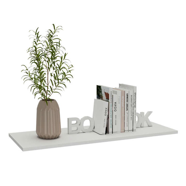 Entrepaño Flotante Coruña color Blanco para Sala.