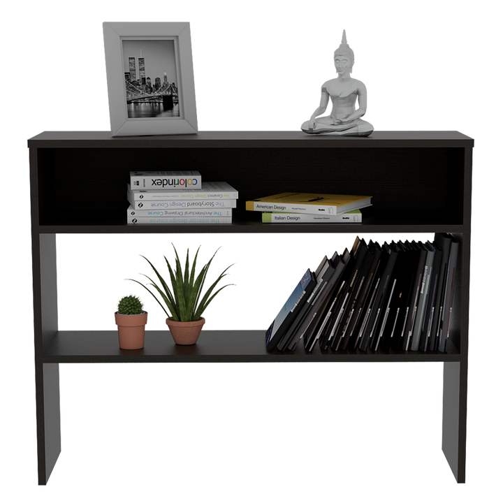 Mesa Auxiliar Ascher color Wengue para Ambientes.