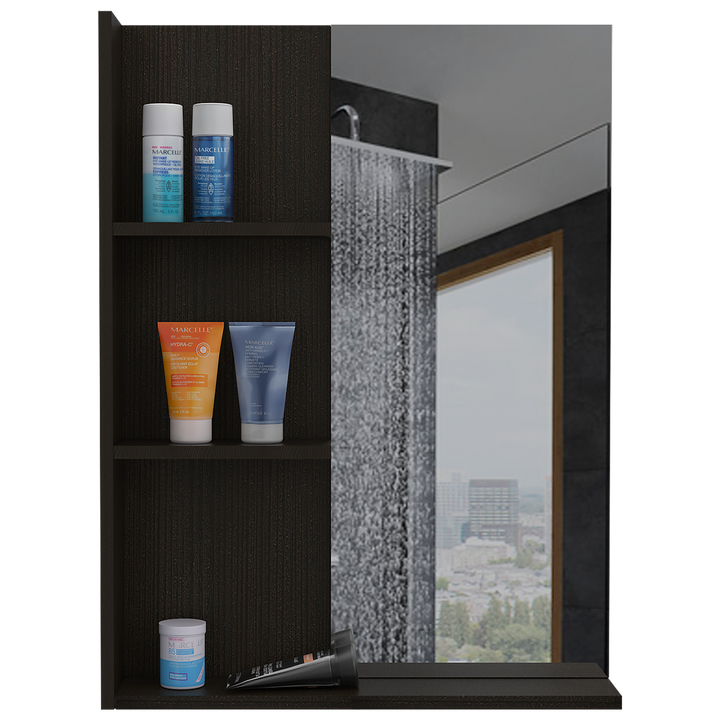 Espejo de Baño Siberio color Wengue para Baño.