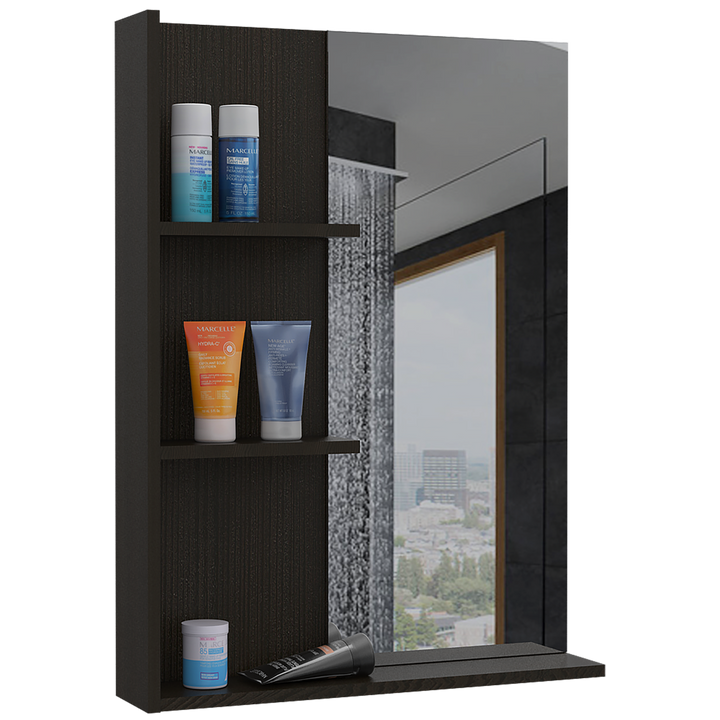 Espejo de Baño Siberio color Wengue para Baño.