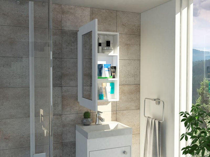 Gabinete de Baño Cary color Blanco .