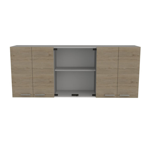 Gabinete Superior Vega color Beige y Blanco para Cocina.
