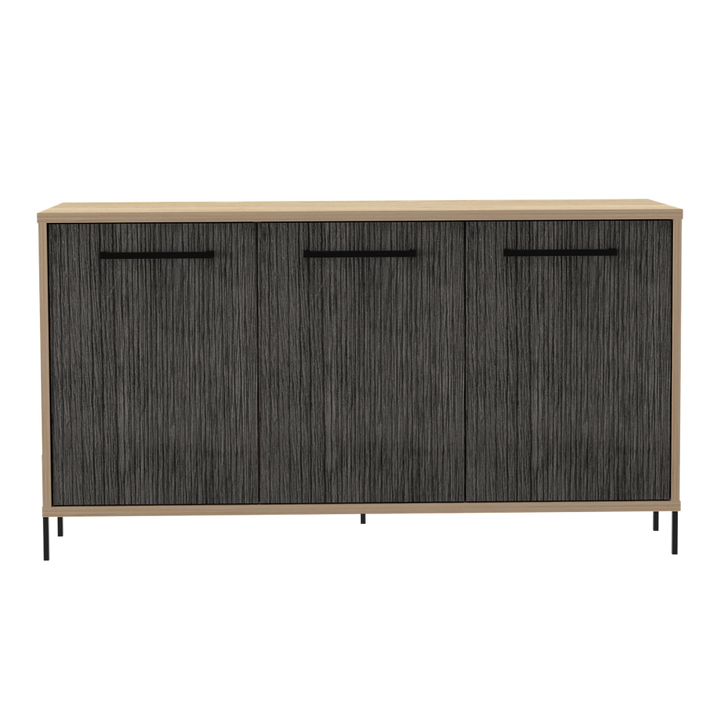 Mueble Auxiliar Tulsa color Beige y Gris para Ambientes.