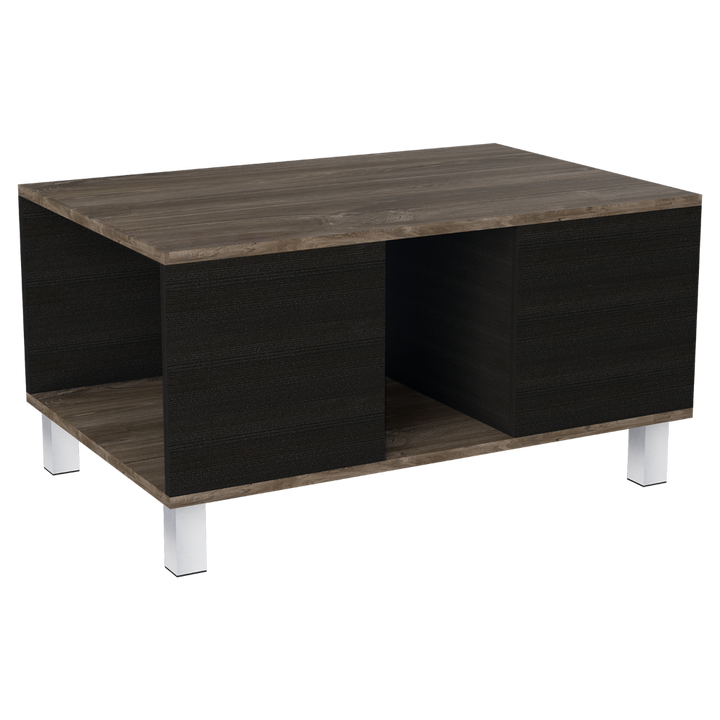 Mesa de Centro Tonny color Avellana y Wengue para Sala.