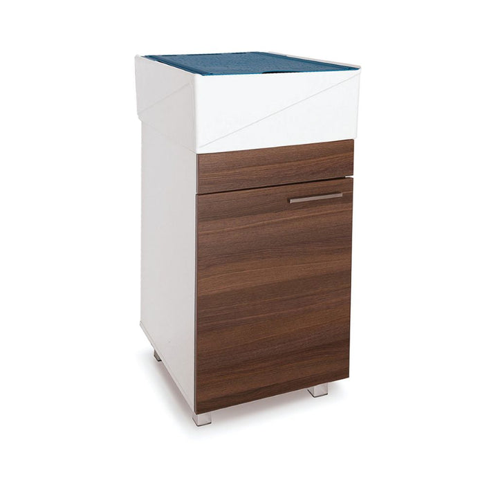 Mueble Lavadero Abel color Blanco y Moreno para Cocina.