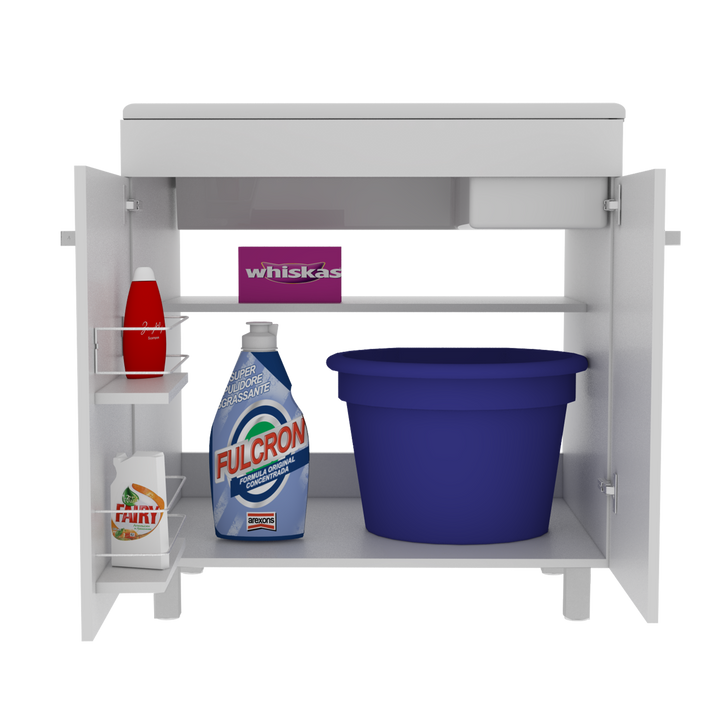 Mueble Lavadero Minox color Blanco para Cocina.