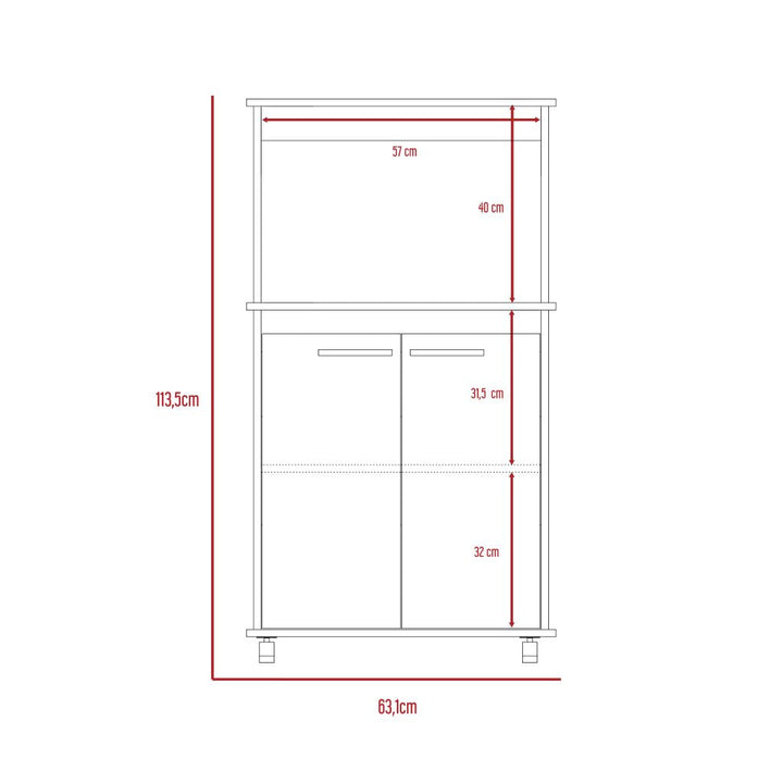 Módulo Microondas Delfi color Blanco para Cocina.