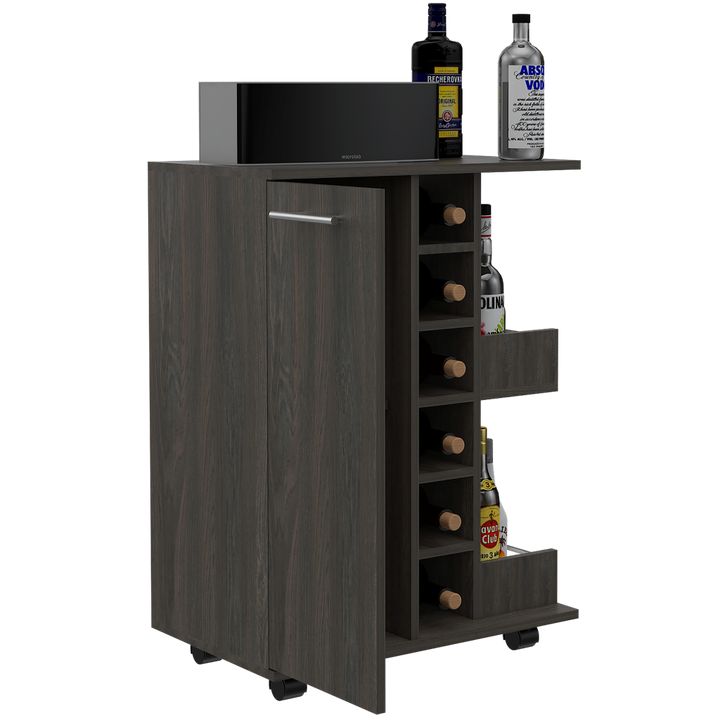 Bar Cart color Grafito para Sala.