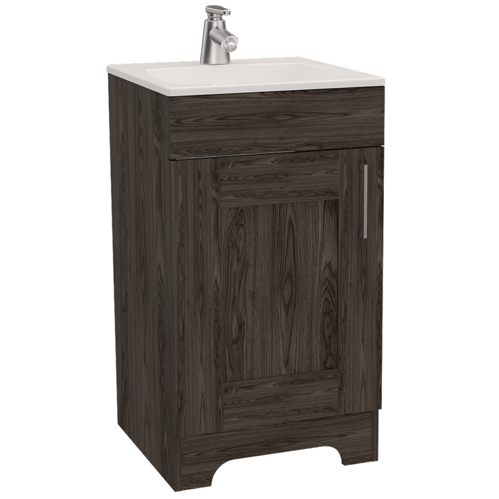 Mueble Lavamanos Apolis color Chocolate para Baño.