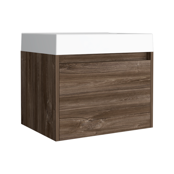 Mueble Lavamanos Fussion color Avellana para Baño.