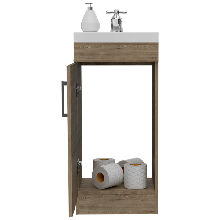 Mueble Lavamanos Oporto color Miel para Baño.