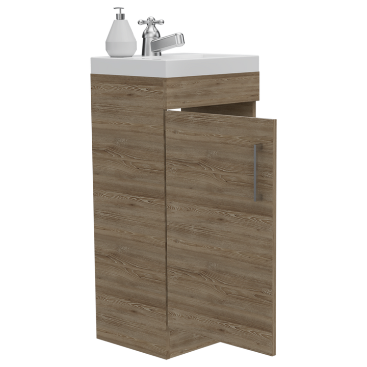 Mueble Lavamanos Oporto color Miel para Baño.