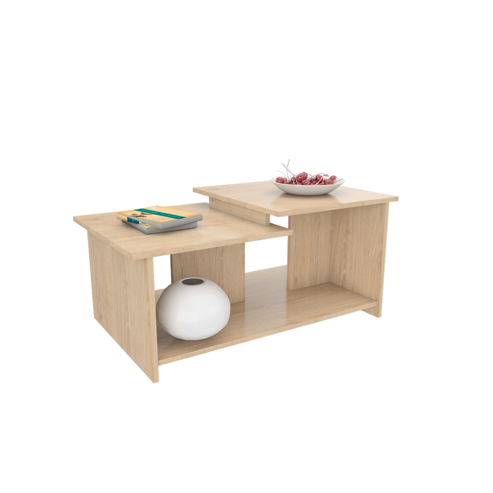 Mesa de Centro Trueno color Beige para Sala.