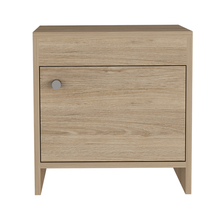 Mesa de Noche Tutto color Beige para Habitación.