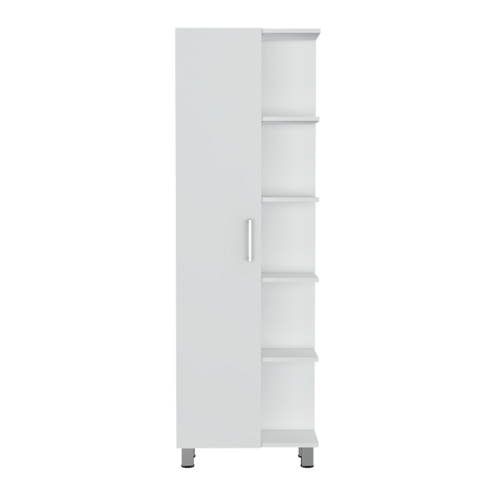 Mueble Esquinero Delhi color Blanco para Baño.