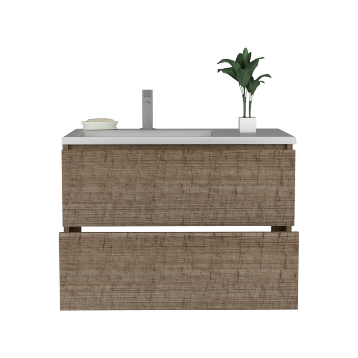 Mueble Lavamanos Nobú color Olmo para Baño.