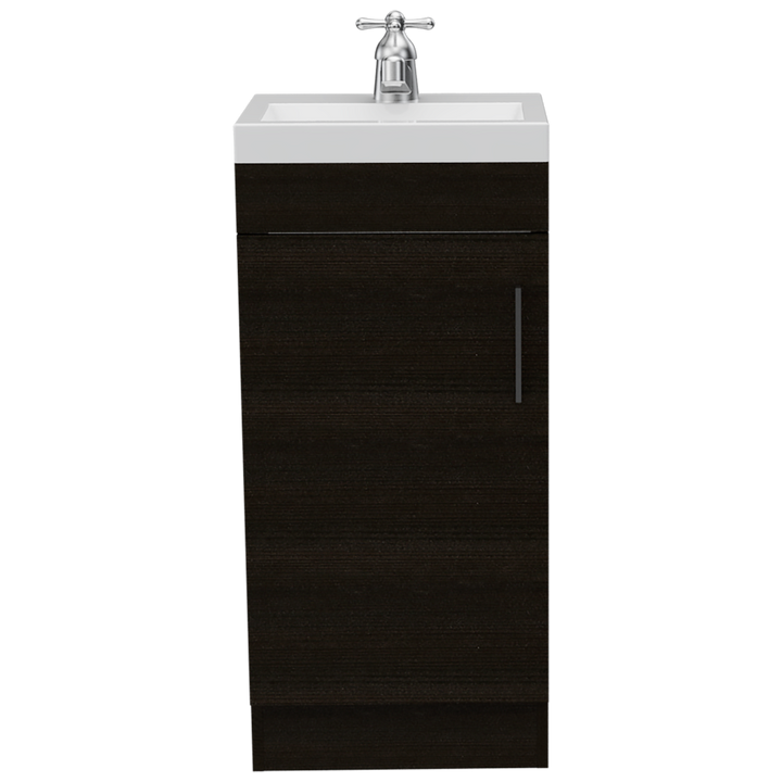 Mueble Lavamanos Oporto color Wengue para Baño.