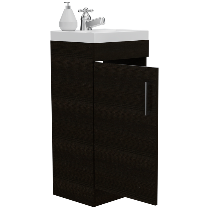 Mueble Lavamanos Oporto color Wengue para Baño.