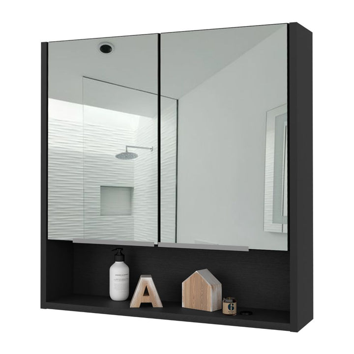 Gabinete de Baño Rawana color Wengue .