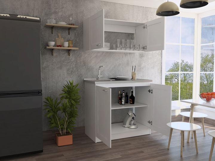 Cocina Integral Toronto color Blanco .