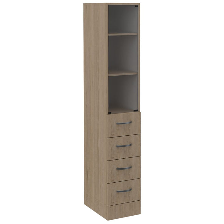 Mueble Auxiliar de Baño Picasso color Beige y Blanco para Baño.