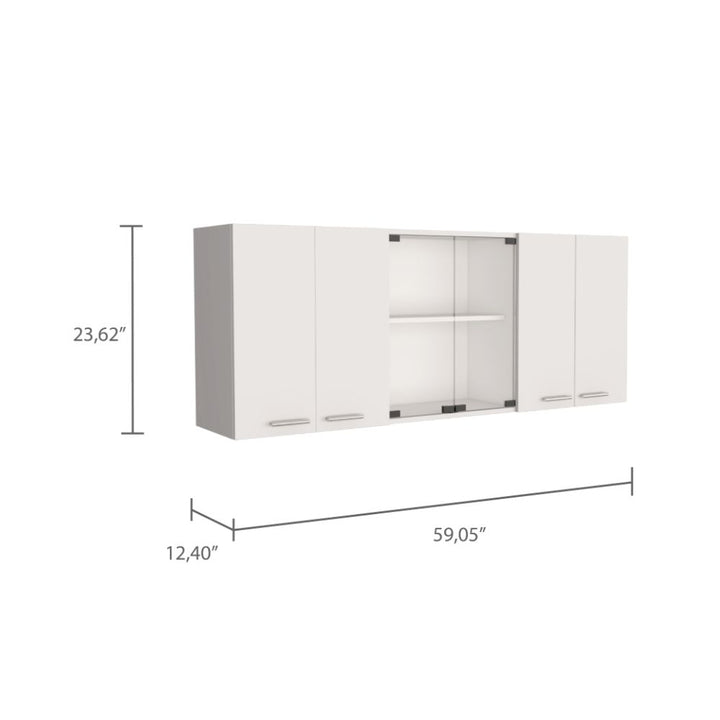 Gabinete Superior Frello color Blanco Nevado para Cocina.