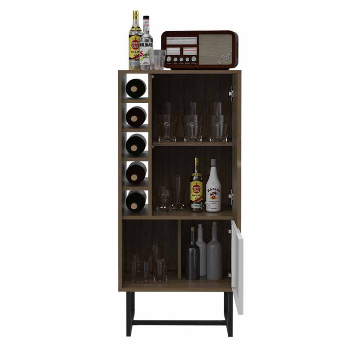 Bar Alaska color Castaño y Blanco para Sala.