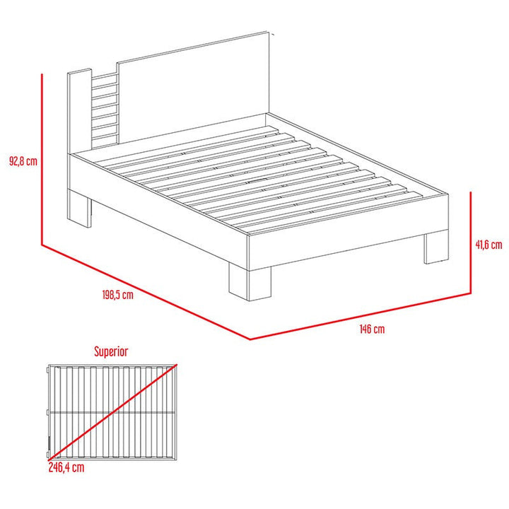 Combo para Habitación Niza, incluye Cama.